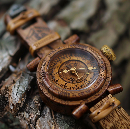 Ancient Navigator Wooden Children's Watch